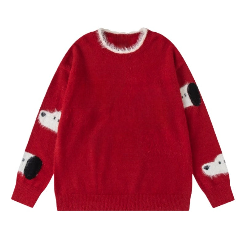 Retro Mink Fur Puppy Sweater